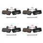 SOMMET Bicyclette Plaquettes de Frein à Disque 4 Paires pour AVID Code Code R (2011-2014) SRAM Guide RE Code Sattel Code RSC 201