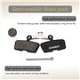 SOMMET Bicyclette Plaquettes de Frein à Disque 4 Paires pour AVID Code Code R (2011-2014) SRAM Guide RE Code Sattel Code RSC 201