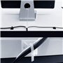 Auto Adhésif 50 Pièces Noir Embases Adhesive pour Attache de Cable, Base de Serre-câble de auto-adhésives(18.5 mm x 18.5 mm), Em