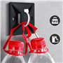 Auto Adhésif 50 Pièces Noir Embases Adhesive pour Attache de Cable, Base de Serre-câble de auto-adhésives(18.5 mm x 18.5 mm), Em