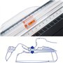 4 Unités, Lame massicot Lames de rechange originales pour massicots,pour Coupe-papier avec Fusible de Sécurité pour Coupe-papier