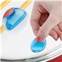 Silicone Tambour Amortisseur,Autocollants de sourdine de caisse claire de tambour de support de gel de silice, autocollants d'ar