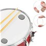 Silicone Tambour Amortisseur,Autocollants de sourdine de caisse claire de tambour de support de gel de silice, autocollants d'ar