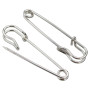 DNDGDLUA Lot de 12 épingles à nourrice pour kilt - En acier inoxydable - 63 mm - Robustes - Pour couvertures