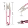 Lot de 3 paires de ciseaux à fil en acier inoxydable - Ciseaux de couture universels pour couper avec précision le fil et le fil