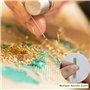 Lot de 8 mini cercles en bambou de 15,2 cm pour broderie, point de croix, loisirs créatifs, couture