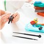 HXMJIED 25 pièces Outils en Argile polymère avec Un Sac de Rangement, Outils de Sculpture en Argile, Outils de pointage avec Sty