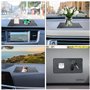 Lot de 2 tapis antidérapants pour tableau de bord de voiture - Coussinets antidérapants en silicone pour décoration de voiture, 