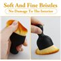 2 PièCes Outils De Nettoyage IntéRieur De Voiture, Brosses De DéTail De Voiture, Brosse De Nettoyage De Voiture Douce Pour L'Ent