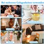 Lot de 20 mèches de bougie, en coton biologique naturel avec résistantes, inodores, propres, pour la fabrication de bougies DIY 