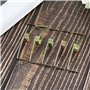 Lot de 5 pièces Sourcing map Ressort de tension en métal Bronze Ton Acier Ressort de compression Sécateur Accessoires Outil Cric