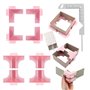 OTCRAFT Lot de 9 colliers de serrage pour coins de cartonnage avec couverture de reliure en métal - Assemblage d'angle/séparateu