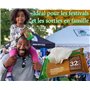 Lingettes humides Larges biodégradables en Bambou de Travel Buddy - Parfait pour Le Camping, Les Voyages, Les Vacances, Les Fest