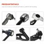 Frankberg 10x Bras de suspension Kit Avant Compatibles avec Golf Plus 5M1 521 Tous Moteurs 2004-2013 A3 8P1 Tous Moteurs 2003-20