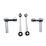 Frankberg 8x Bras de suspension Barre de couplagen Palier d'essieu arrière Arrière Compatibles avec X5 E53 3.0d 3.0i 4.4i 4.6is 