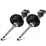 Frankberg 2x Amortisseur à gaz Pression du gaz Essieu Avant Compatibles avec Clio II BB CB 1998-2016 Clio II SB0/1/2 2000-Aujour