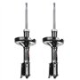 Frankberg 2x Amortisseur à gaz Pression du gaz Essieu Avant Compatibles avec Clio II BB CB 1998-2016 Clio II SB0/1/2 2000-Aujour