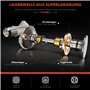 Frankberg Turbocompresseur 1.6L Compatible avec Berlingo B9 2008-Aujourd'hui C4 Grand Picasso I UA 2006-2011 206 2A/C 2004-2008 