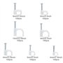 Attache Cable Rond avec Clou