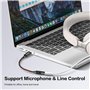 Adaptateur USB C vers audio de 3,5 mm avec puce CX31993 USB de type C vers casque auxiliaire Jack Dongle Amplificateur DAC Cordo