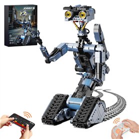 Millionspring Johny 5 Ensemble de Blocs de Construction de Robot Version Moteur avec Télécommande