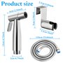 Douchette WC Toilette Douchette WC kit Complet Pulvérisateur de Toilettes Pommeau de Douche pour Evier Tuyau Antidéflagrant Cryp