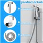 Douchette WC Toilette Douchette WC kit Complet Pulvérisateur de Toilettes Pommeau de Douche pour Evier Tuyau Antidéflagrant Cryp