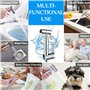 Douchette WC Toilette Douchette WC kit Complet Pulvérisateur de Toilettes Pommeau de Douche pour Evier Tuyau Antidéflagrant Cryp