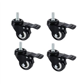 Onerbuy Lot de 4 roulettes pivotantes robustes avec freins
