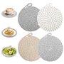 4 Pièces Dessous de Plat en Fil de Coton