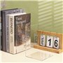 MumdoYAL 8 pièces Serre Livre，cale Livre，Serre Livre en Acrylique Transparent，Etagere Transparente，cale Livre Etagere，pour Chamb