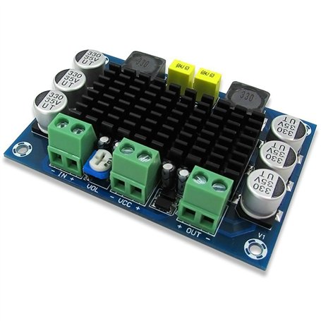 DollaTek DC 12V-24V TPA3116 D2 100W Mono Channel Amplificateur Audio numérique pour Voiture