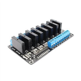 DollaTek 5V 8-Channel Solid State Relay Déclencheur de haut niveau SSR Module Board pour Arduino ARM DSP PIC avec fusible résist