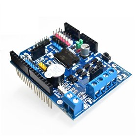 DollaTek L298P Module de commande de moteur Carte d'extension de bouclier de lecteur de pont H Contrôleur de moteur pas à pas à