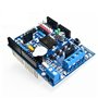 DollaTek L298P Module de commande de moteur Carte d'extension de bouclier de lecteur de pont H Contrôleur de moteur pas à pas à