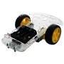 DollaTek Encodeur Intelligent de Vitesse de kit de châssis de boîte de Batterie de Voiture de Robot de Moteur pour Arduino