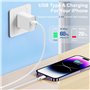 Lot de 3 pour [Apple MFi] Câble de charge iPhone 3 pieds Lightning vers USB - 3 pieds iPhone Câble de charge USB pour Appe iPhon