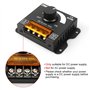 InduSKY LED Variateur Gradateur Contrôleur DC 12-24V 30A de Commutation pour La Couleur Simple de Bande LED + 5m 22AWG LED Câble