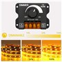InduSKY LED Variateur Gradateur Contrôleur DC 12-24V 30A de Commutation pour La Couleur Simple de Bande LED + 5m 22AWG LED Câble