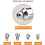LSHK Kit d'adaptateur de pistolet à riveter avec poignée pour perceuse électrique sans fil
