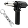 Adaptateur de pistolet à riveter avec poignée en plastique amovible