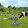 Lot de 10 Tendeurs de Fil de Clôture électrique, Tendeur Grillage - Tendeur à Cliquet pour Clôture électrique, Clôture de Ferme