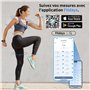 Healthkeep Mètre Ruban Rétractable et Connecté avec Application Bluetooth Rechargeable USB-C pour Mesure du Corps Gain de Muscle