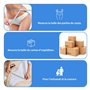 Healthkeep Mètre Ruban Rétractable et Connecté avec Application Bluetooth Rechargeable USB-C pour Mesure du Corps Gain de Muscle