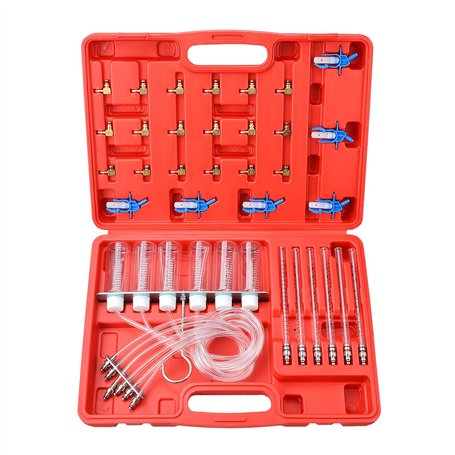Zoomtools Ensemble d'adaptateurs de débitmètre d'injecteur Diesel à 6 cylindres