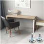 TOVOT 12 Pièces M8 Pied de Meuble Reglable Pieds de Nivellement pour Chaise de Table Pieds de Meubles à visser (2.8×3.6cm)