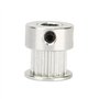 5Pcs Poulie De Distribution, 16 Dents 5mm Alésé Aluminium Outil De Poulie De Distribution pour 3D Imprimante CNC, Nema 17 Moteur