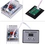 Régulateur de Vitesse 10000W AC 220V 80A SCR Régulateur de Tension Numérique Variateur de Contrôle de Vitesse Thermostat pour Mo