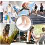 Chaussette en Silicone, Respirant Hydratante Chaussettes Antidérapantes en Silicone, Chaussettes Hydratantes Anti-Fentes Pour Le