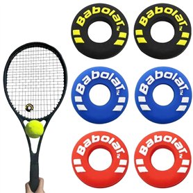 Juleioube Lot de 6 amortisseurs multifonctionnels en caoutchouc pour raquette de tennis et squash